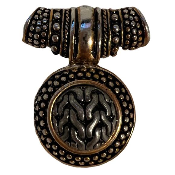 Vintage Pendant for necklace. Silver & gold tone - Picture 1 of 4